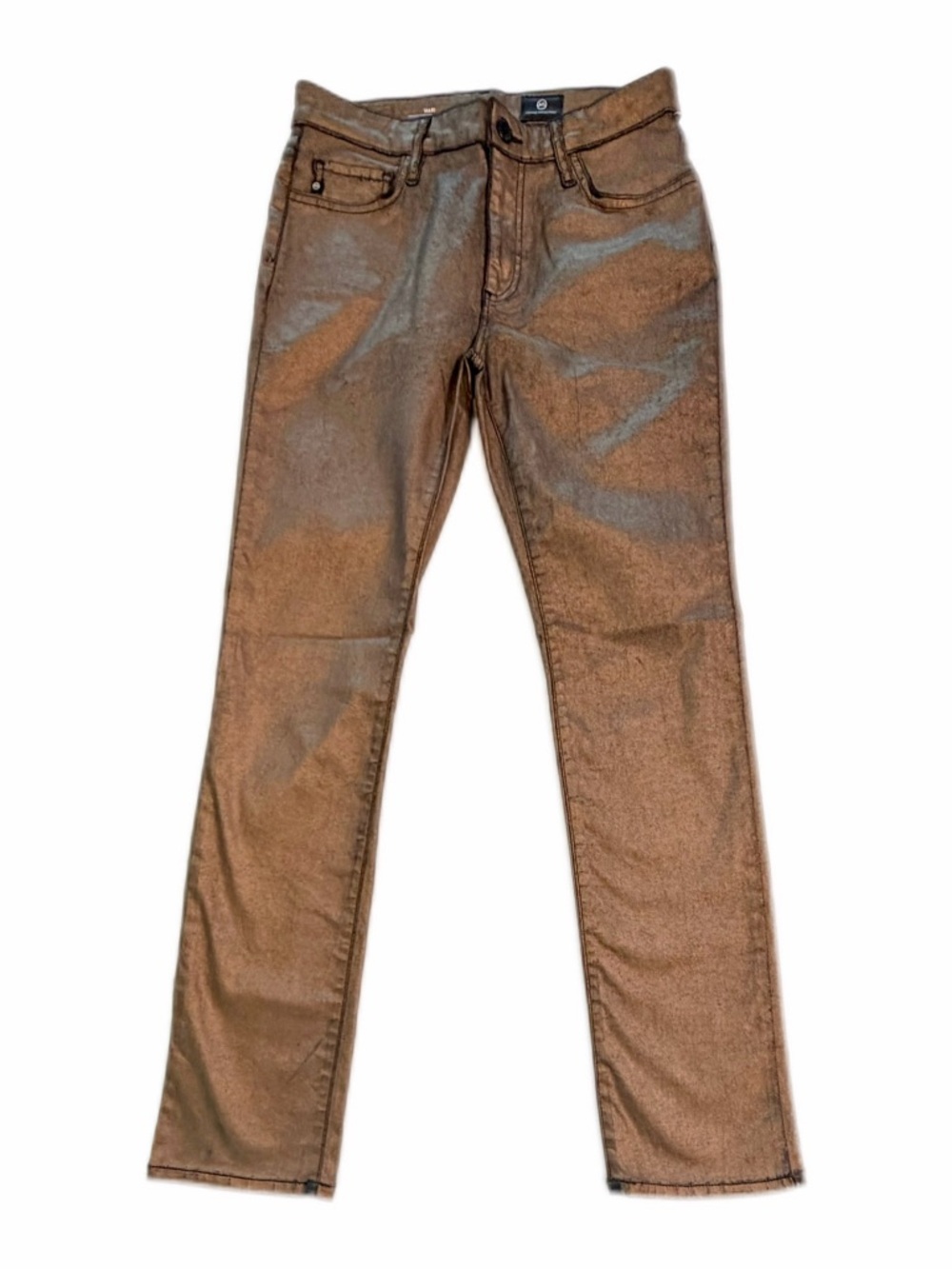 Adriano Goldschmied AG NWT $215 high rise Straight Jeans Womens Size26 brown
